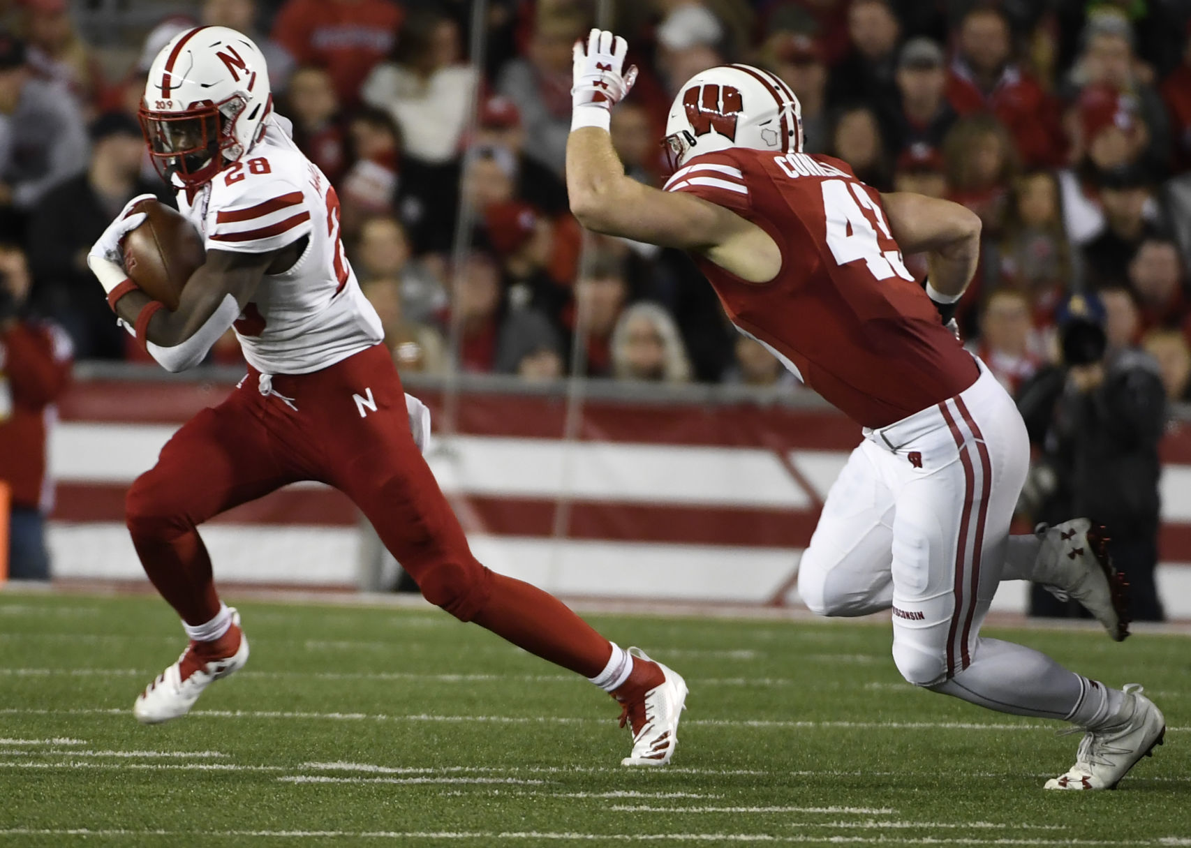 Nebraska vs Wisconsin, college football, 10.6.18